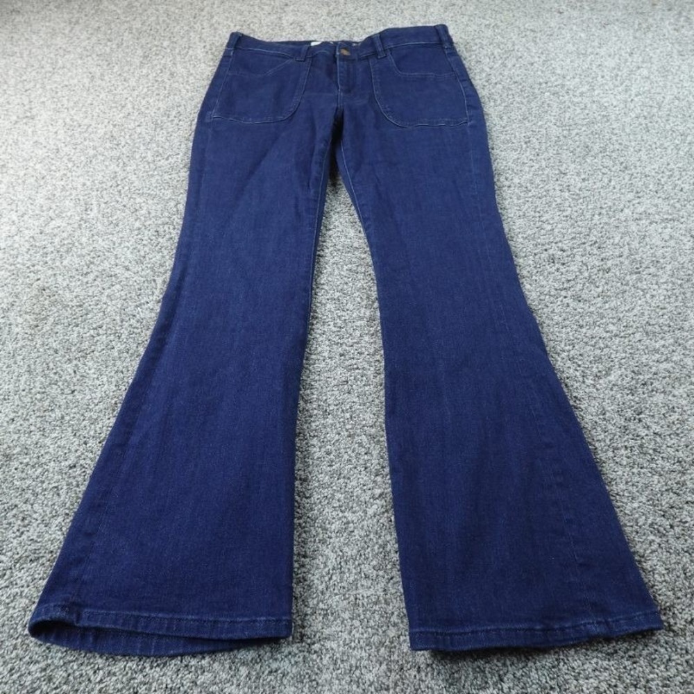 Pilcro Dark Blue Flare Jeans